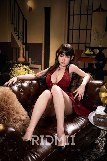 163cm (5ft3") Asian APP Controlled Silicone Sex Doll - Hain
