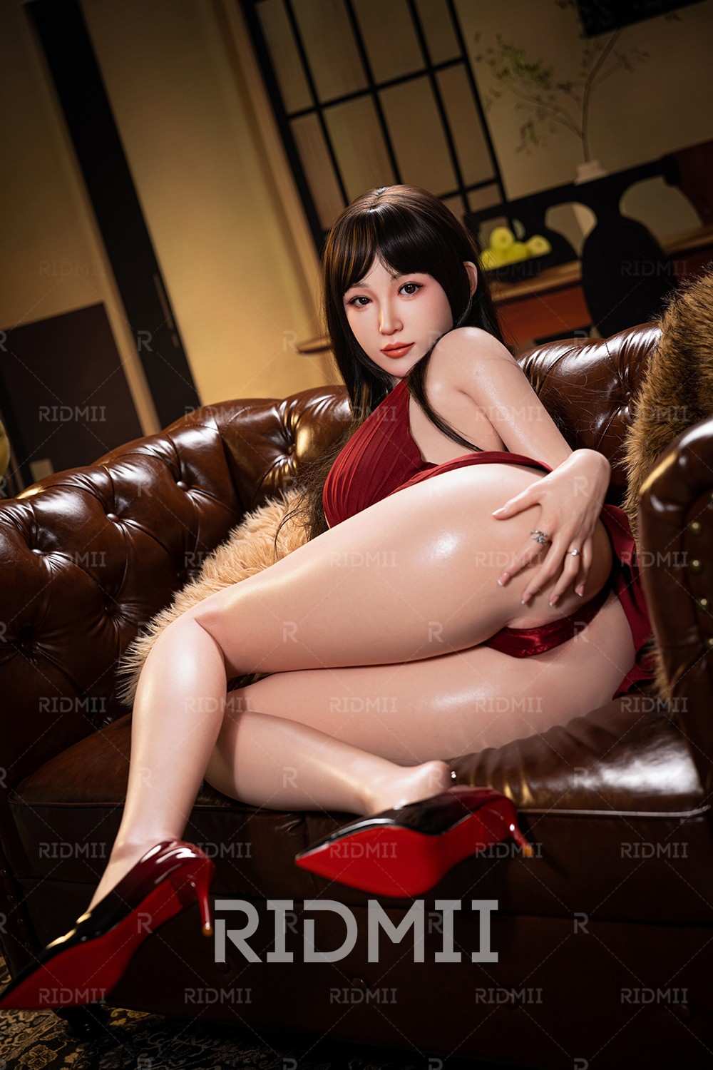 163cm (5ft3") Asian APP Controlled Silicone Sex Doll - Hain
