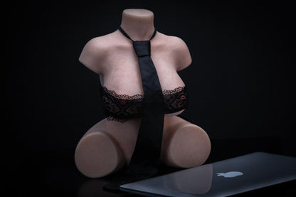 34.5cm (13.6") INF Series Mini Sex Doll Torso with Ultra Soft Silicone - Hannah
