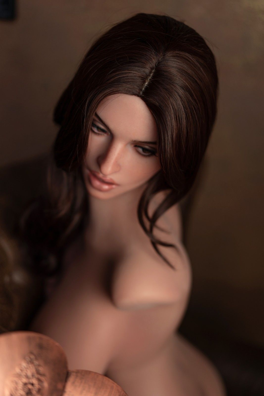 111cm (3ft8") K-Cup Silicone Sex Doll Torso with Head 223-1 - In Stock