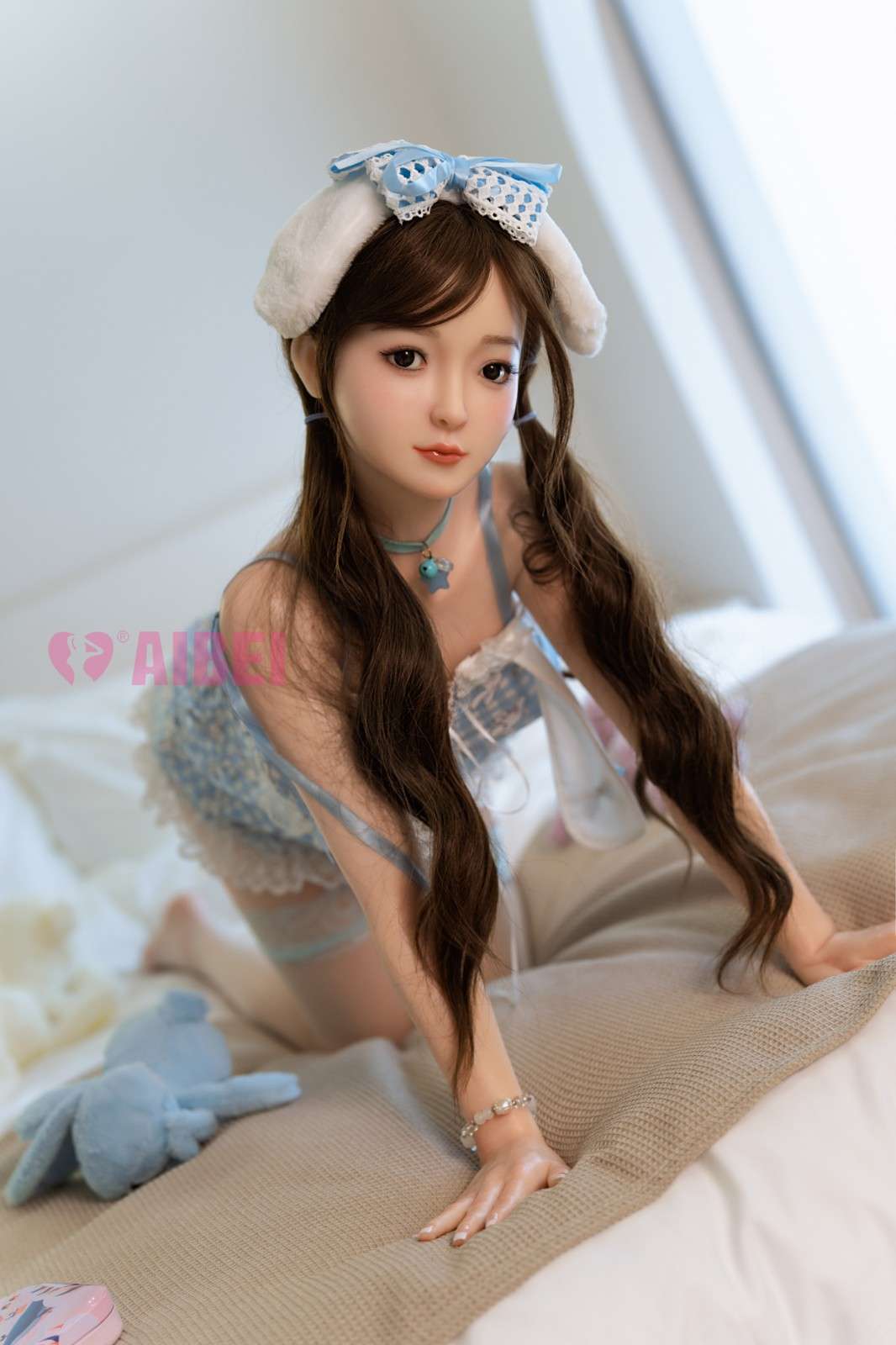 AIBEI 151cm (4ft9") Asian Beauty Silicone Sex Doll - D-Cup - In Stock | EU Only