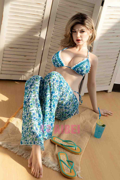 AIBEI 167cm (5ft4") Sexy Blonde Silicone Sex Doll - E-Cup- In Stock | EU Only