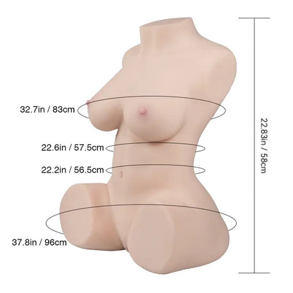58cm/1ft11 41.8LB Most Realistic Pussy Sex Doll – Candice Fair 2.0 (US, CA & EU-Only)