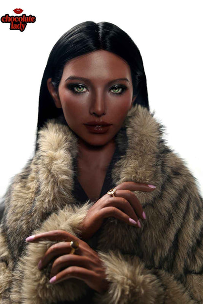 Chocolate Lady 166cm (5ft5") Chocolate Full Silicone Sex Doll - E-Cup – Naomi