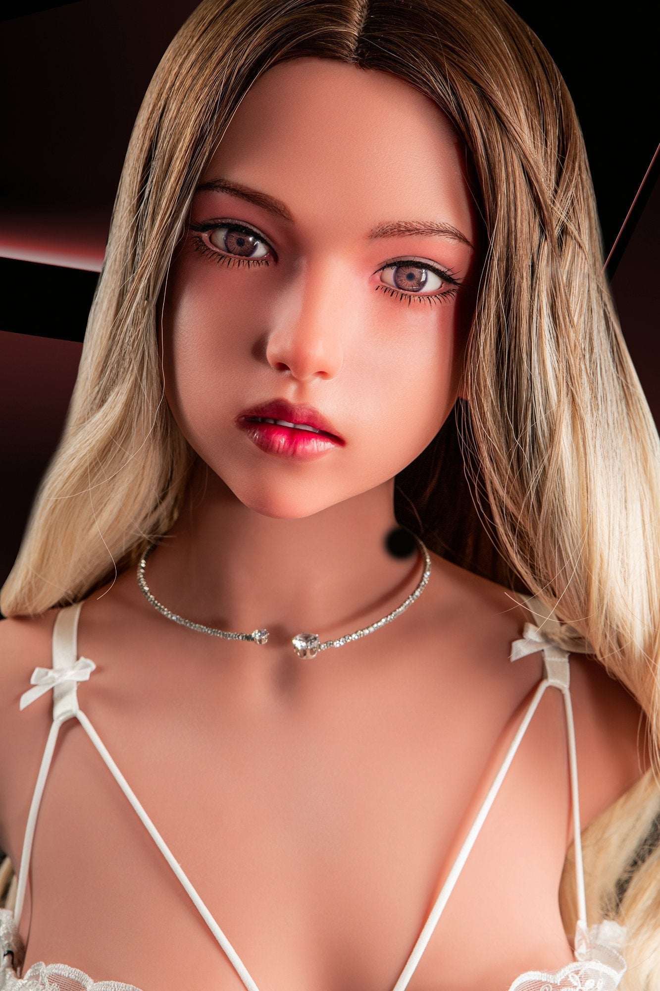 CLM 110cm (3ft6") Sexy Blonde Sex Doll Torso Body TPE & Silicone Head - Grace