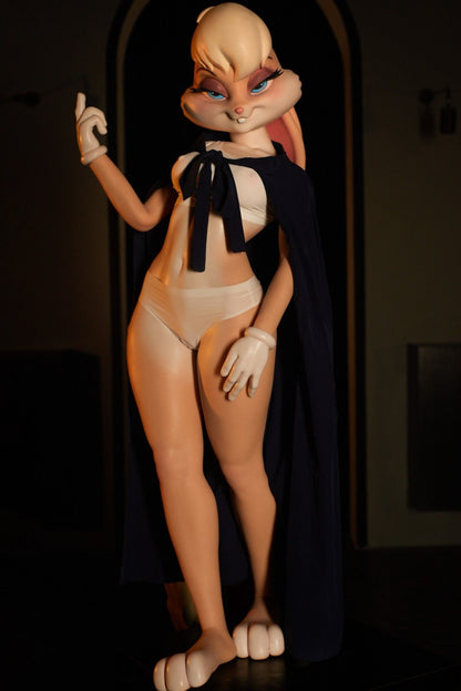 CLM 150cm (4ft11') Real Full Silicone Lola Bunny Sex Doll