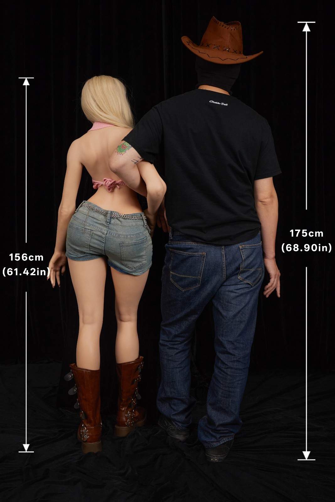 CLM 156cm (5ft1") Petite Ultra-Lightweight Realistic Silicone Sex Doll – Rhea