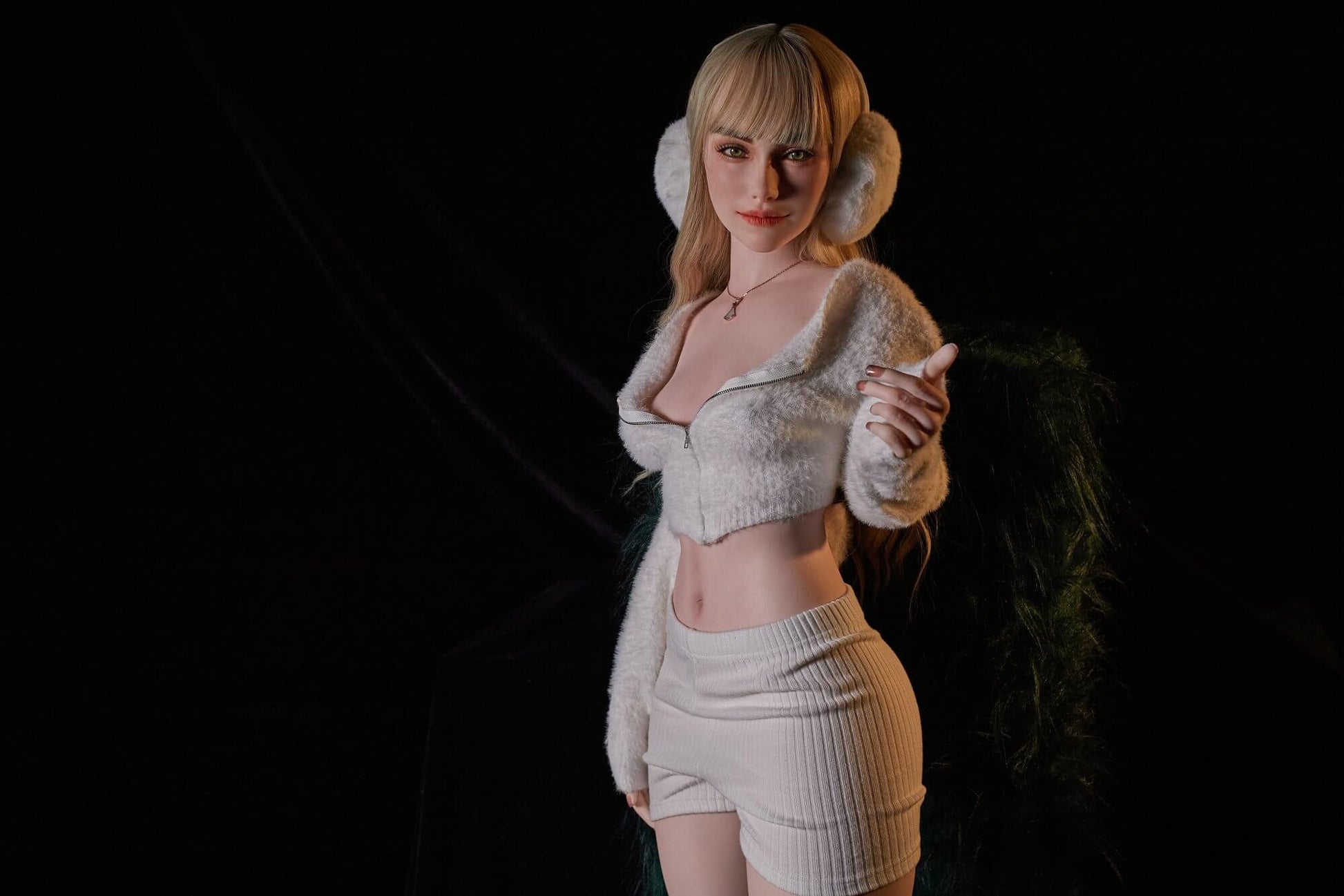 CLM 160cm (5ft3') Blonde Lifelike Silicone Sex Doll - A-Cup - Imani