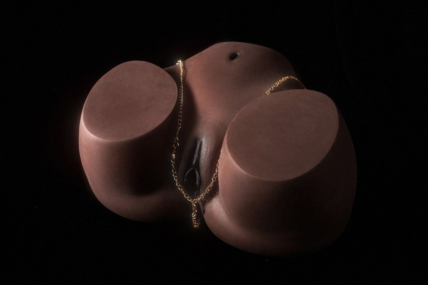 CLM 23.5cm (9.2") Big Butt RS-6 Cocoa Skin Tone - Silicone Sex Torso - Climax Doll Pro