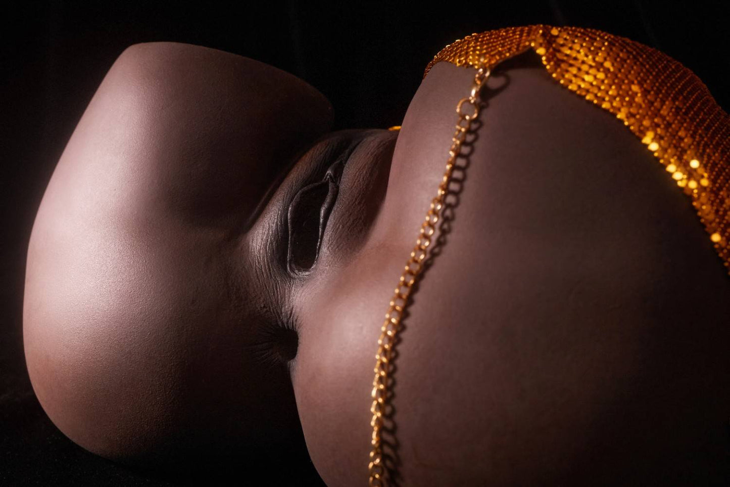 CLM 23.5cm (9.2") Big Butt RS-6 Cocoa Skin Tone - Silicone Sex Torso - Climax Doll Pro