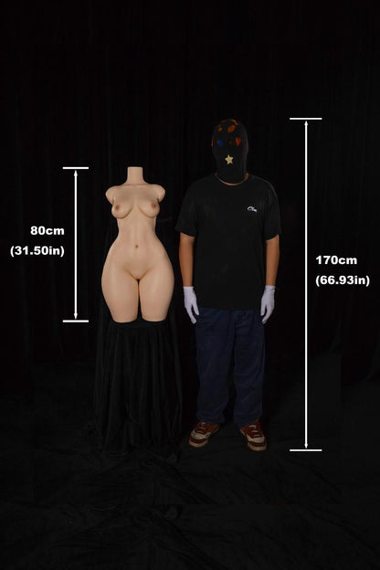 CLM 80cm (2ft6") Sexy Silicone Sex Doll Torso - E-cup
