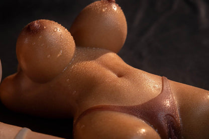 Erovenus 21cm (8.7") LoveNestle Series Mini Silicone Torso Masturbator - Orgasm I