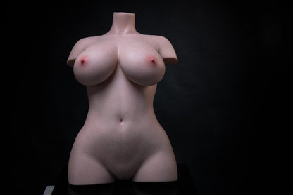 Erovenus 67cm (26.4") LoveNestle Series Torso in Red Lingerie Silicone - Aubrey