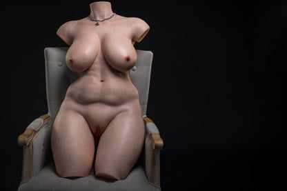 Erovenus 90cm (35.4") LoveNestle Series Busty Ideal MILF Torso Silicone Doll - Mage Olivia