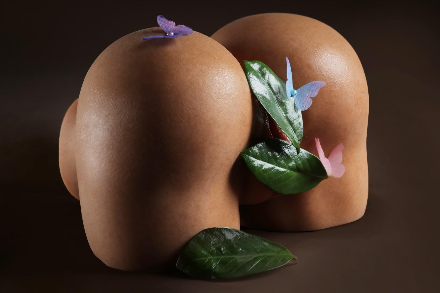 Erovenus Erovenus LoveNestle - Bubble Butt Silicone Torso Tan Skin - Lucy - In Stock