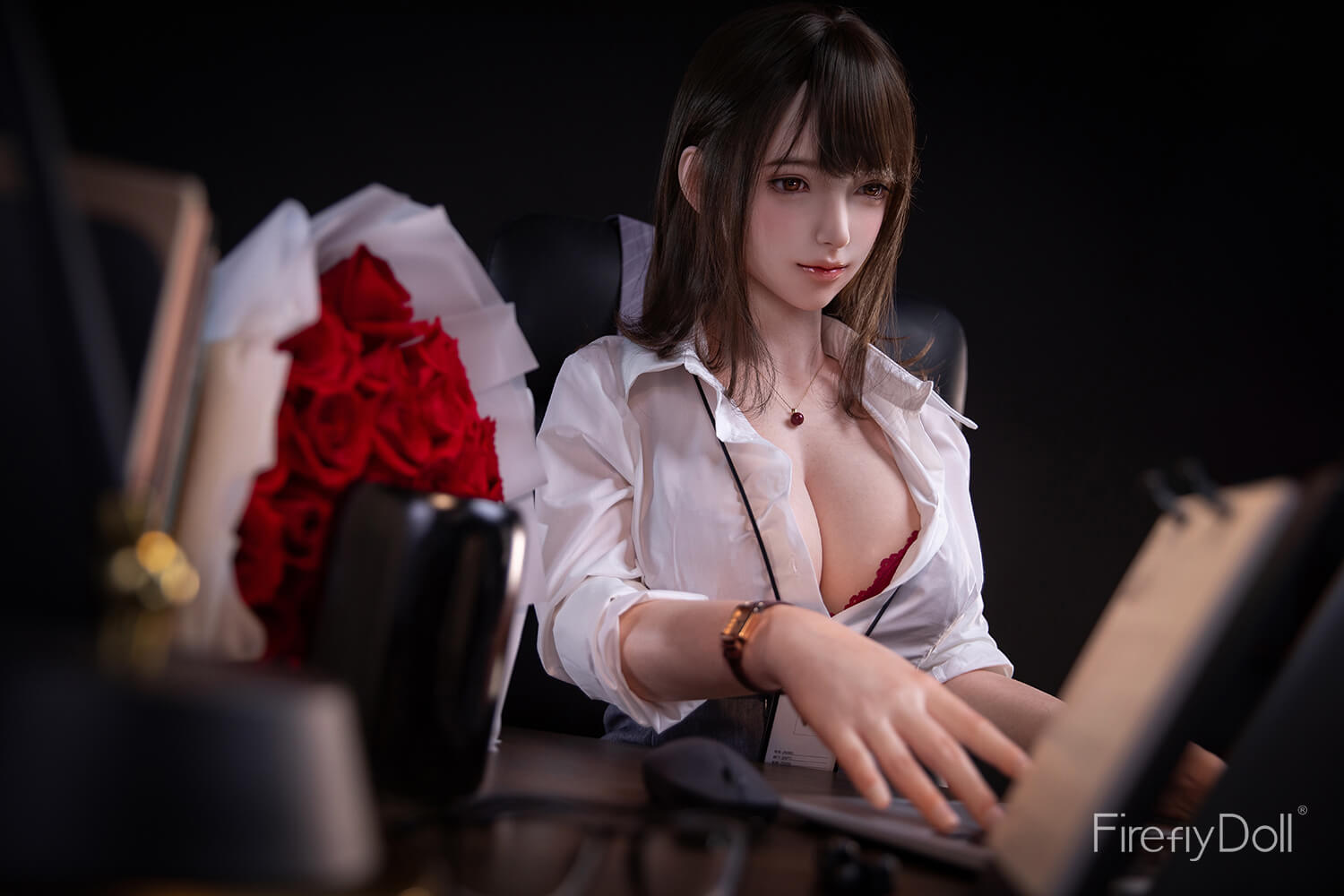 Firefly Doll 164cm (5ft3") Fantasy Secretary Silicone Sex Doll - Linglong
