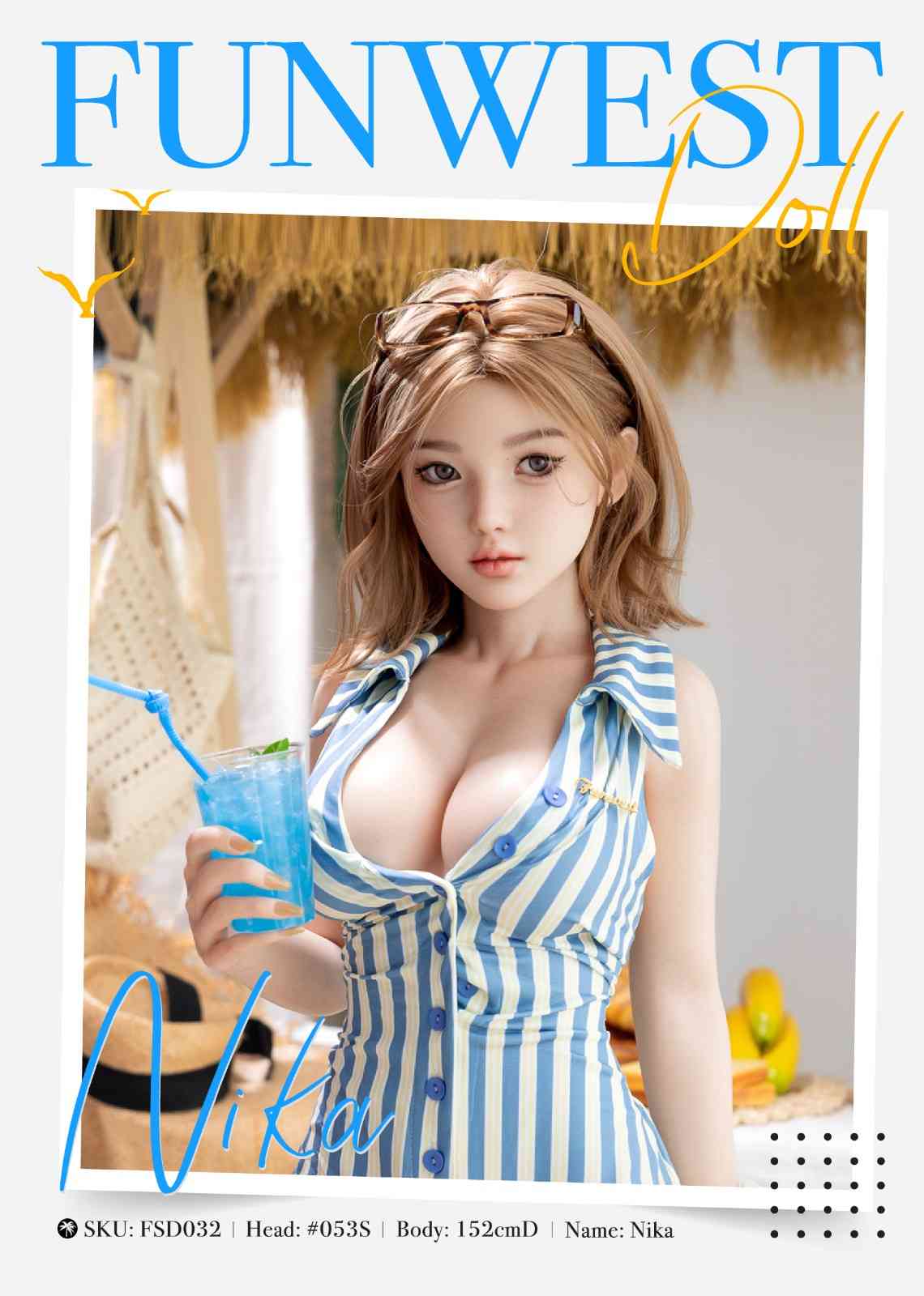 FunWest Doll 152cm (4ft11") Funwest Doll - D-Cup - Nika
