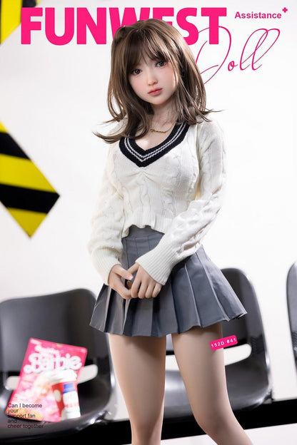 FunWest Doll 152cm (4ft9") Asian TPE Sex Doll Slim & Tender Fantasy Girl - D- Cup - Amy - In Stock | US Only