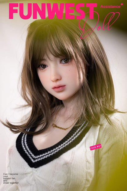 FunWest Doll 152cm (4ft9") Asian TPE Sex Doll Slim & Tender Fantasy Girl - D- Cup - Amy - In Stock | US Only