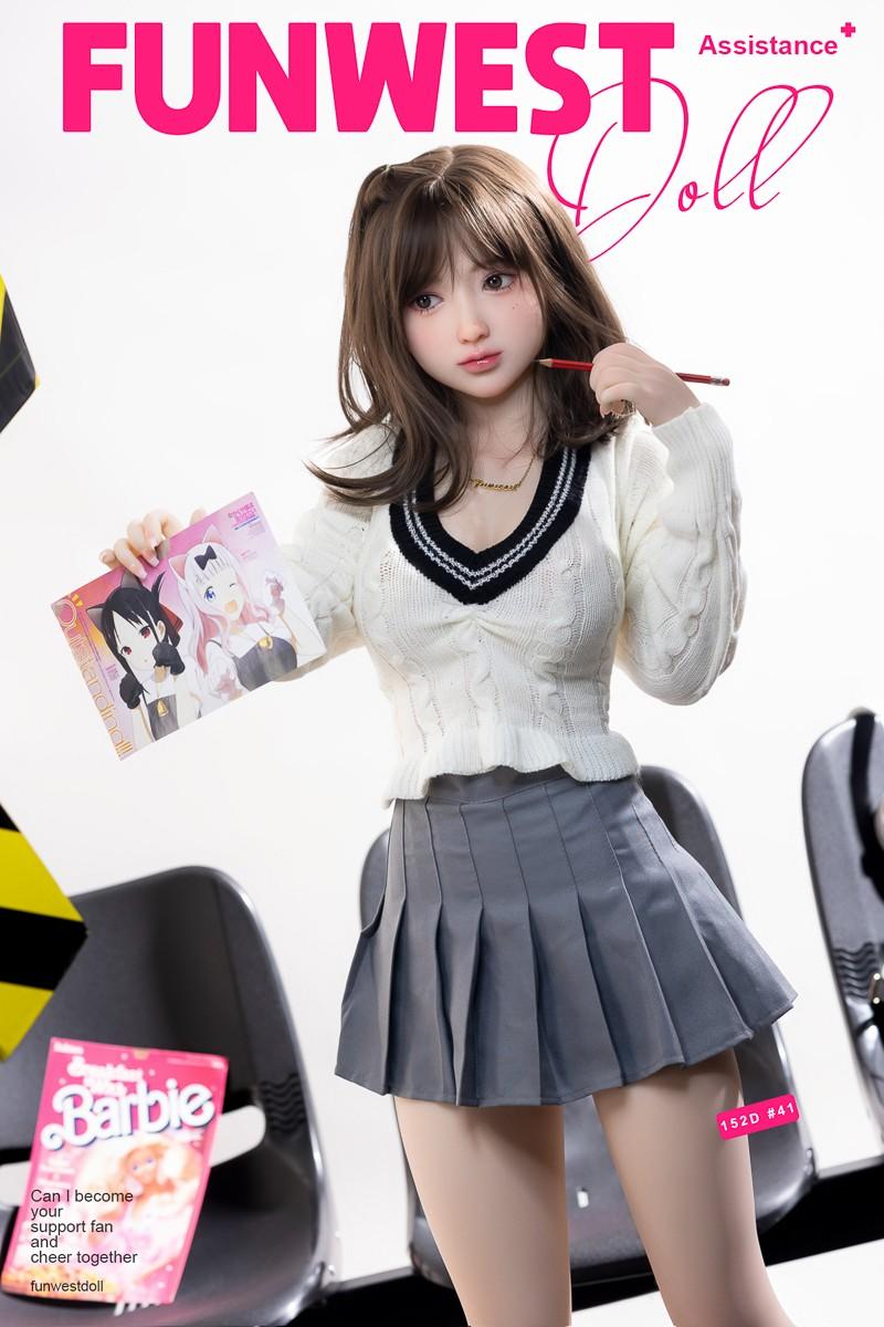 FunWest Doll 152cm (4ft9") Asian TPE Sex Doll Slim & Tender Fantasy Girl - D- Cup - Amy - In Stock | US Only