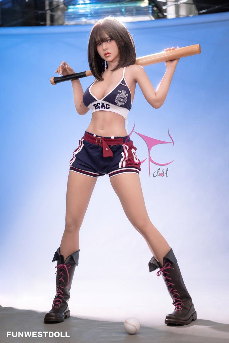 FunWest Doll 155cm (5ft1”) Asian Baseball Girl TPE Sex Doll - F-Cup - Darlene - In Stock | US Only