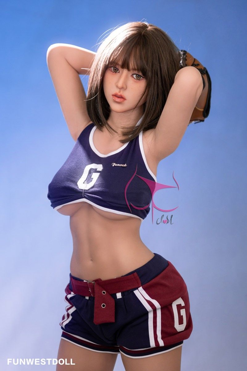 FunWest Doll 155cm (5ft1”) Asian Baseball Girl TPE Sex Doll - F-Cup - Darlene - In Stock | US Only