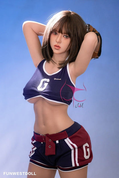 FunWest Doll 155cm (5ft1”) Asian Baseball Girl TPE Sex Doll - F-Cup - Darlene - In Stock | US Only