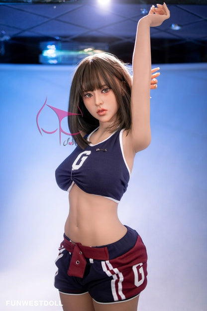 FunWest Doll 155cm (5ft1”) Asian Baseball Girl TPE Sex Doll - F-Cup - Darlene - In Stock | US Only