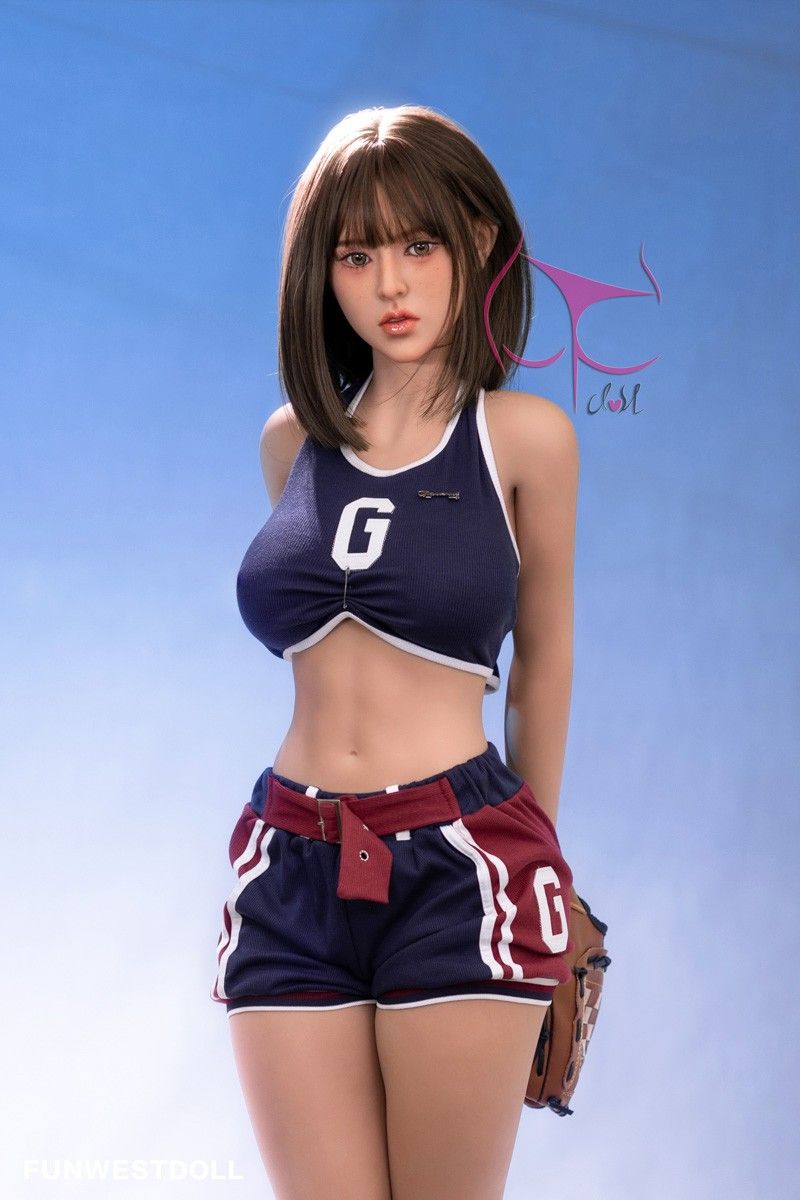 FunWest Doll 155cm (5ft1”) Asian Baseball Girl TPE Sex Doll - F-Cup - Darlene - In Stock | US Only