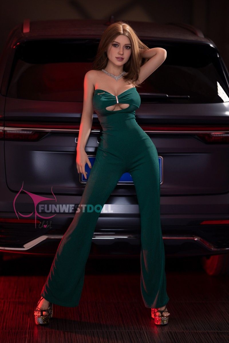 FunWest Doll 155cm (5ft1") Cuban Sex Doll with Big Booty - F-Cup - Rose - In Stock | US Only