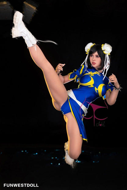 FunWest Doll 155cm (5ft1') F-Cup Chinese Street Fighter Sex Doll - Chun Li