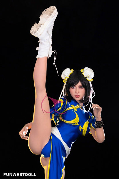 FunWest Doll 155cm (5ft1') F-Cup Chinese Street Fighter Sex Doll - Chun Li