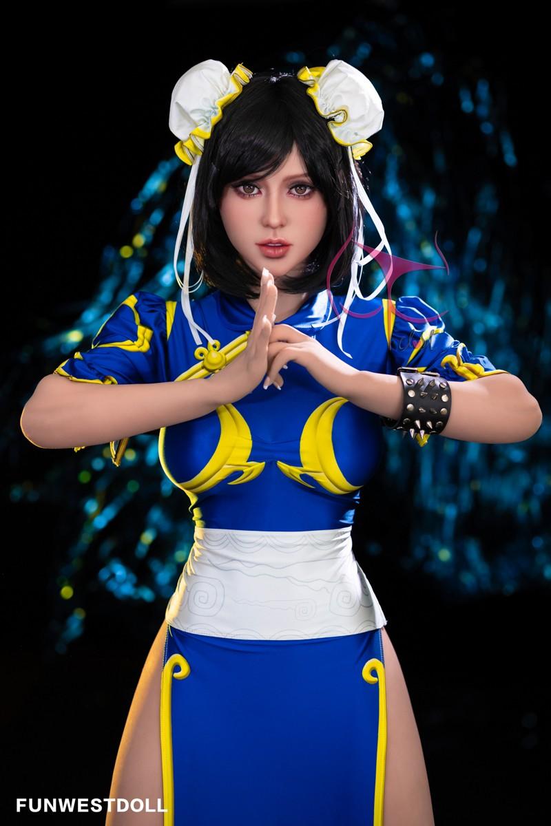 FunWest Doll 155cm (5ft1') F-Cup Chinese Street Fighter Sex Doll - Chun Li