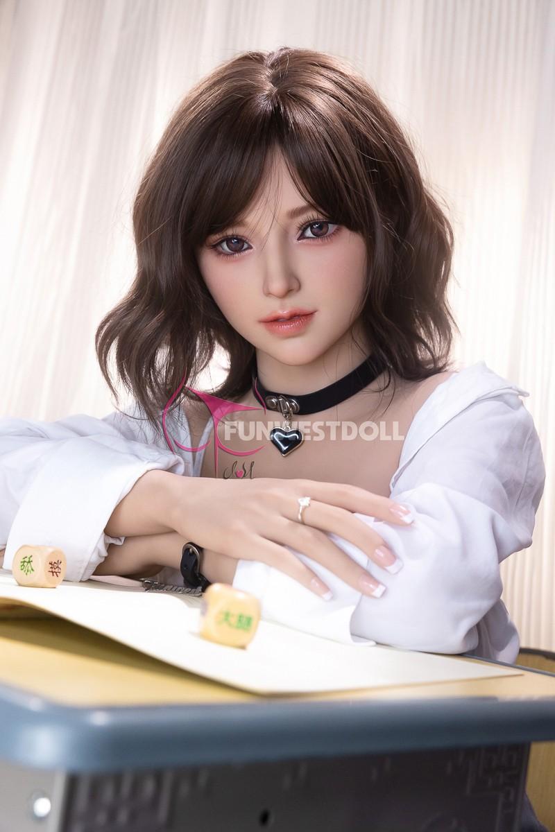 FunWest Doll 155cm (5ft1') F-Cup Tender Asian TPE Sex Doll – Realistic Fantasy Girl [EU Stock]- Alice