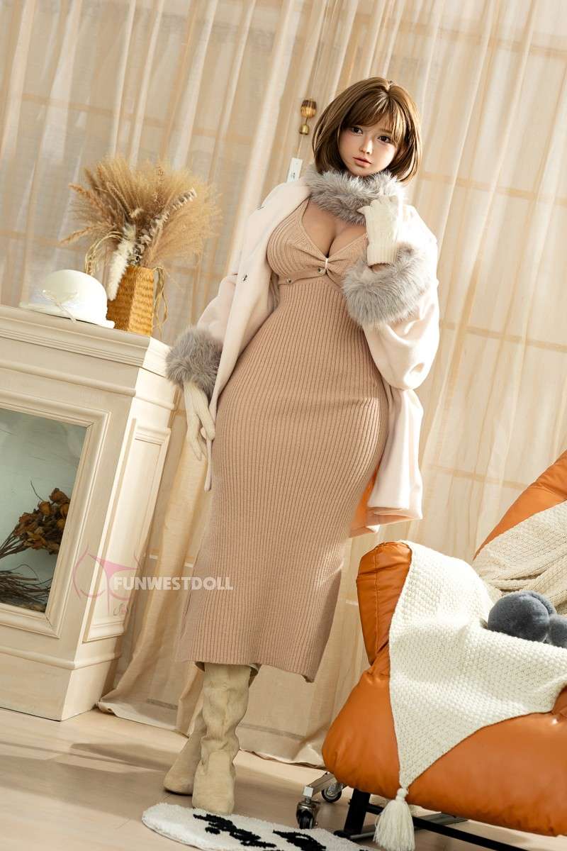 FunWest Doll 157cm (5ft2") Asian Skin Texture Version Silicone Sex Doll - G-Cup - Amy