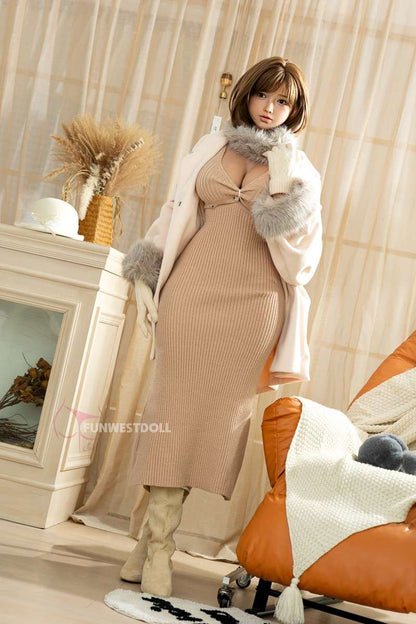 FunWest Doll 157cm (5ft2") Asian Skin Texture Version Silicone Sex Doll - G-Cup - Amy