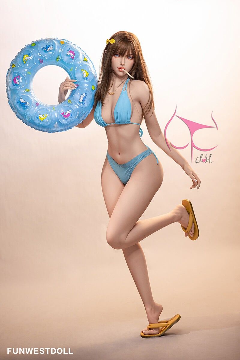 FunWest Doll 157cm (5ft2') C-Cup Big Booty Sex Doll with Small Breast - Lexie
