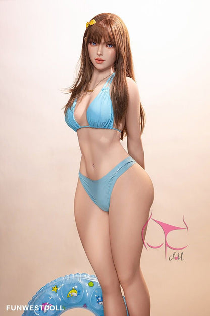 FunWest Doll 157cm (5ft2') C-Cup Big Booty Sex Doll with Small Breast - Lexie