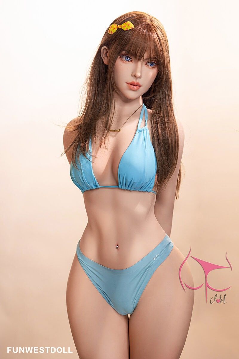 FunWest Doll 157cm (5ft2') C-Cup Big Booty Sex Doll with Small Breast - Lexie