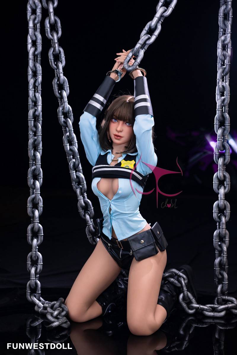 FunWest Doll 157cm (5ft2') C-Cup Life Like Asian Sex Doll with Tiny Breasts - Eudora