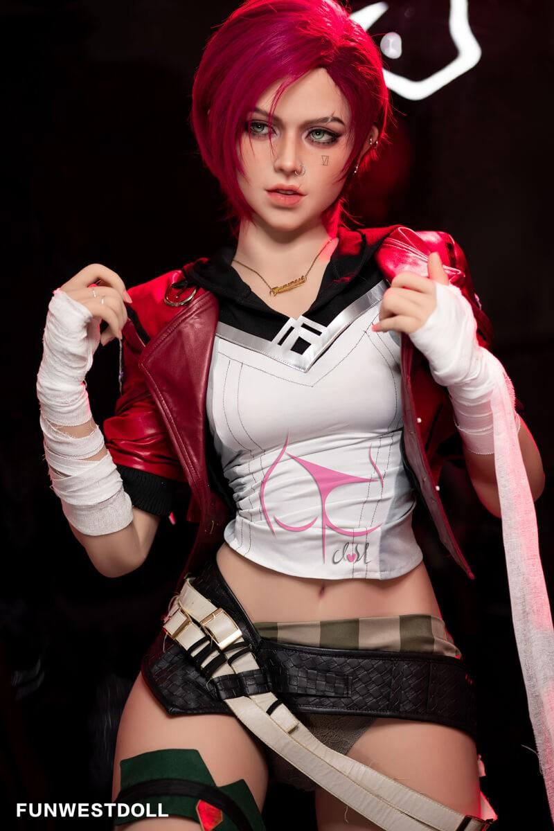 FunWest Doll 157cm (5ft2') C-Cup - Redhead Cosplay TPE Sex Doll [EU Stock] - Sophiemina