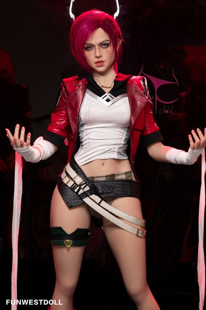 FunWest Doll 157cm (5ft2') C-Cup - Redhead Cosplay TPE Sex Doll [EU Stock] - Sophiemina