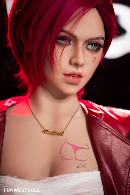 FunWest Doll 157cm (5ft2”) C-Cup - Redhead Cosplay TPE Sex Doll - In Stock | US Only