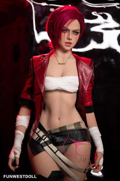 FunWest Doll 157cm (5ft2”) C-Cup - Redhead Cosplay TPE Sex Doll - In Stock | US Only