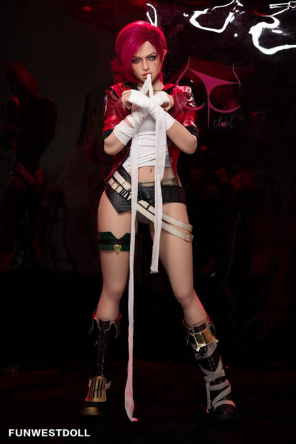 FunWest Doll 157cm (5ft2”) C-Cup - Redhead Cosplay TPE Sex Doll - In Stock | US Only