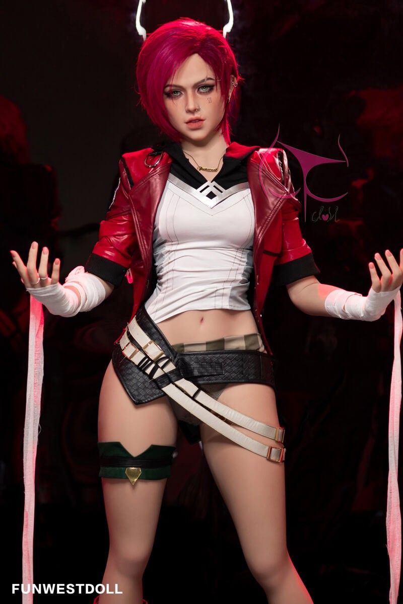 FunWest Doll 157cm (5ft2”) C-Cup - Redhead Cosplay TPE Sex Doll - In Stock | US Only