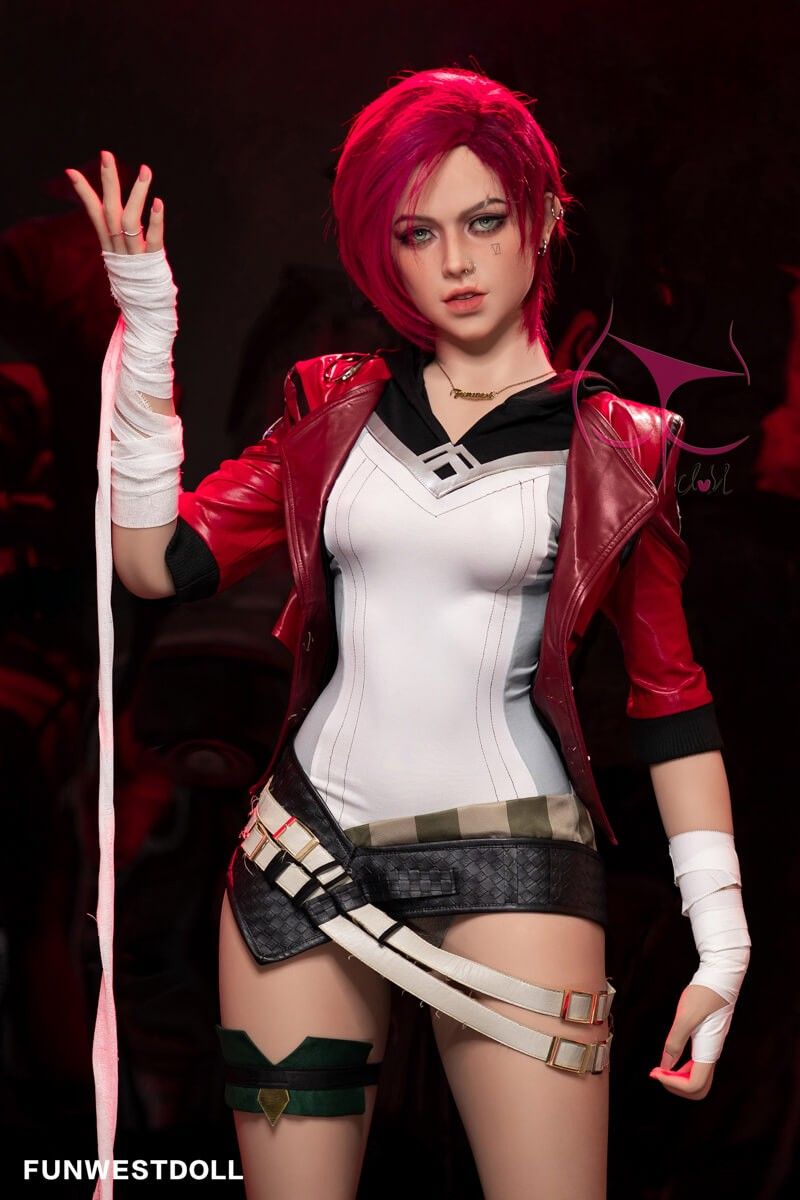 FunWest Doll 157cm (5ft2”) C-Cup - Redhead Cosplay TPE Sex Doll - In Stock | US Only