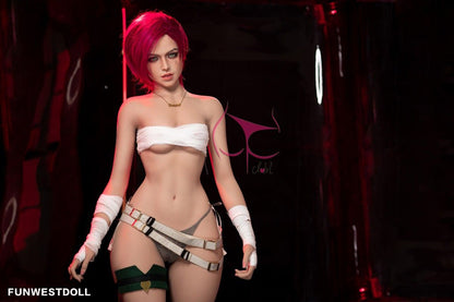 FunWest Doll 157cm (5ft2”) C-Cup - Redhead Cosplay TPE Sex Doll - In Stock | US Only
