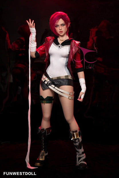 FunWest Doll 157cm (5ft2”) C-Cup - Redhead Cosplay TPE Sex Doll - In Stock | US Only
