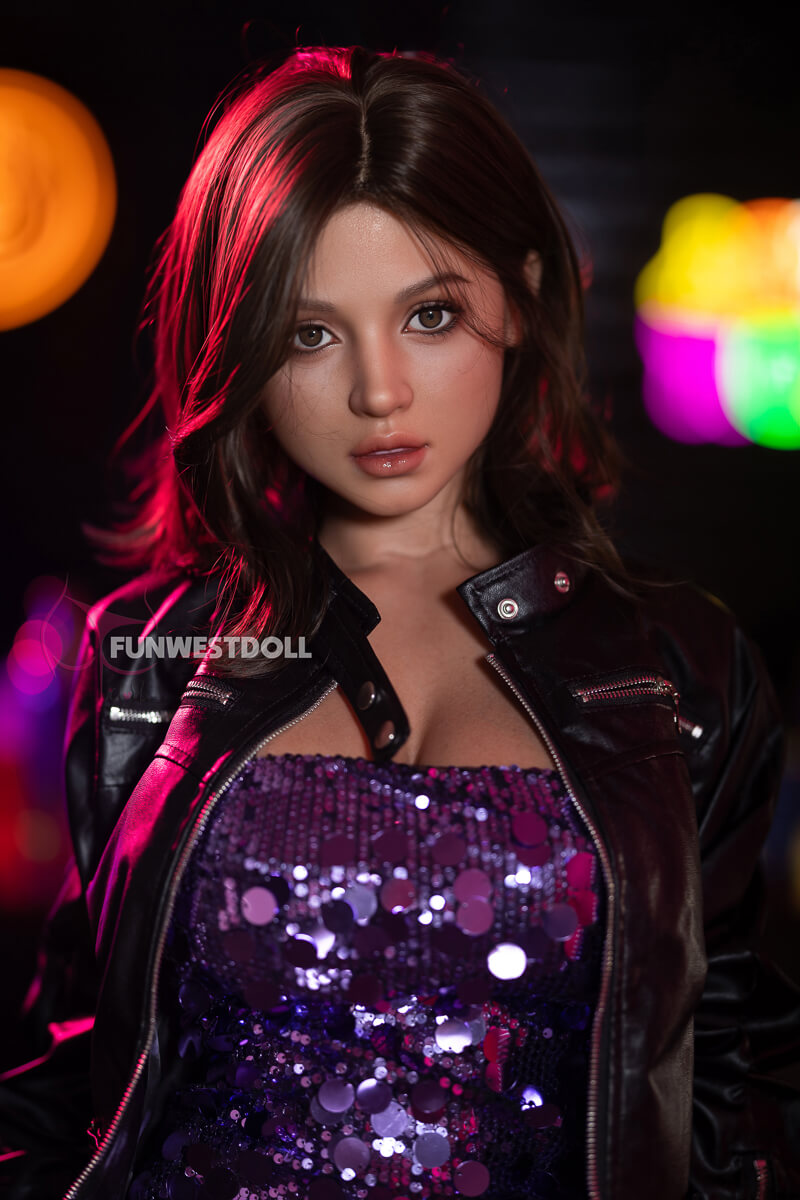 FunWest Doll 157cm (5ft2") Elegant Brunette Silicone Sex Doll - G-Cup - Lyra - In Stock | US Only
